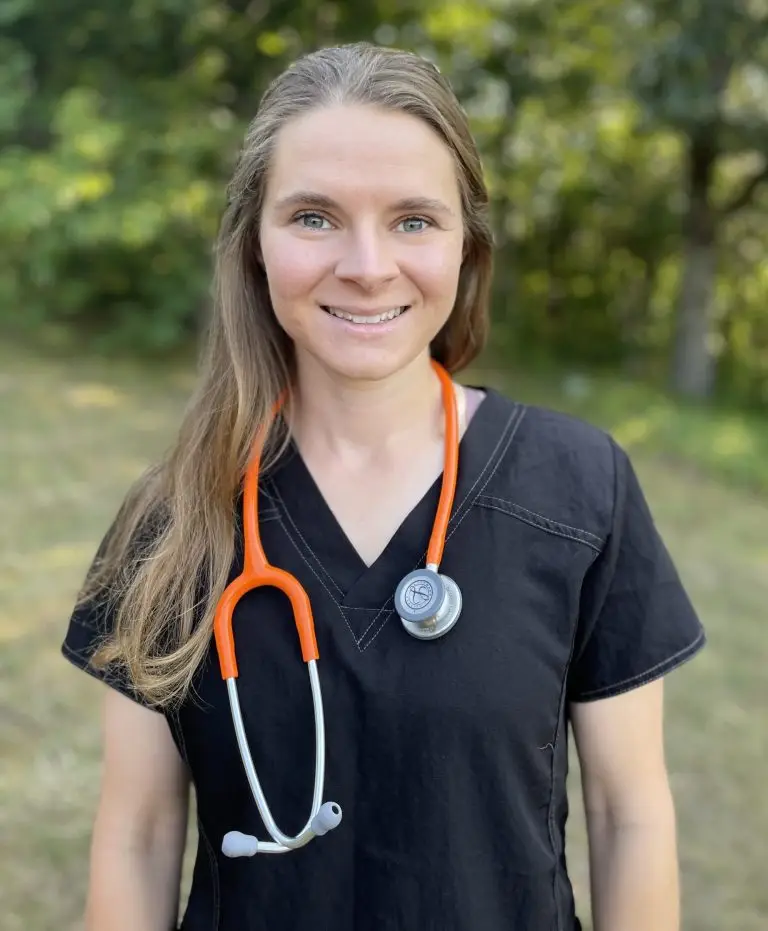 Dr. Olivia Lakatosh of Tri-County Veterinary Clinic.
