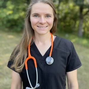 Dr. Olivia Lakatosh of Tri-County Veterinary Clinic.