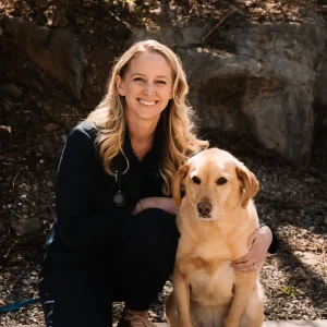 Dr. Megan Parkison of Tri-County Veterinary Clinic.